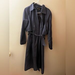 Vintage Fen-Nellie Blue Trench Coat